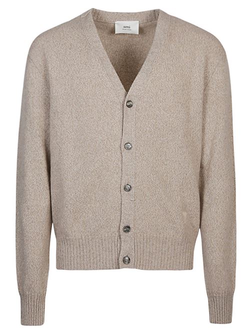 Wool cardigan AMI PARIS | HKC127005265